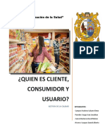 Tarea 2. Consumidor, Usuario y Cliente Final