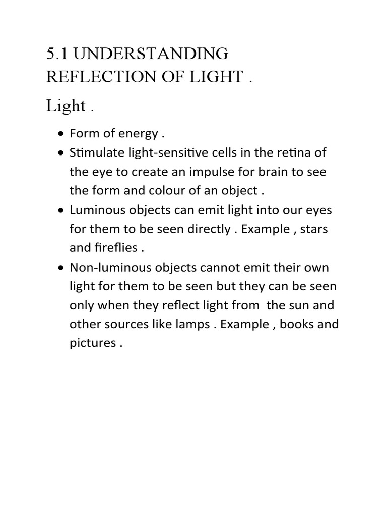 Understanding Light Reflection Principles | PDF | Philosophy