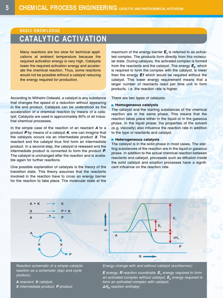 Activation Catalytic English PDF Catalysis Reaction Rate