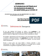 Contrataciones Del Estado en Situación de Emergencia - Miguel Salas Macchiavello (15.06.20) PDF
