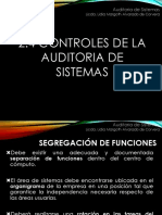 Controles de La Auditoria de Sistemas PDF