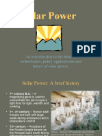 Solar Power: An Introduction To The History, Technologies, Policy Applications and Future of Solar Power