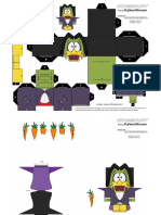 Count Duckula Paper Toy Paper Craft