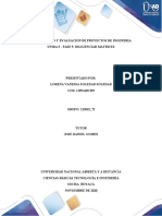 Matrices Fase 5 formulación y evalución de proyectos