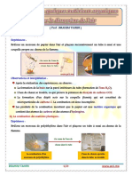Réactions de Quelques Matériaux Organiques Avec Le Dioxygène de L'air - Prof - TAHIRI (WWW - Pc1.ma)