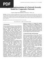 Design and Implementation of A Network Security Model For Cooperative Network PDF