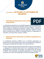 Regimen Aplicable A Los Ramos de Seguros - Curso Idoneidad PDF