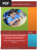 Minerd Orientaciones Sobre La Evaluacion Educativa Nivel Inicial 160325155917