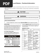 Maytag Neptune MAH7500 Service Menus Diags