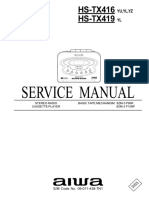 Service Manual: HS-TX416 HS-TX419