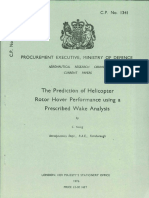 The Prediction of Helicopter Rotor Hover Performance Using A Prescribed Wake Analysis