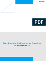 Sterilizable Defibrillator Paddles Instructions For Use (IFU) (Multi-Language)