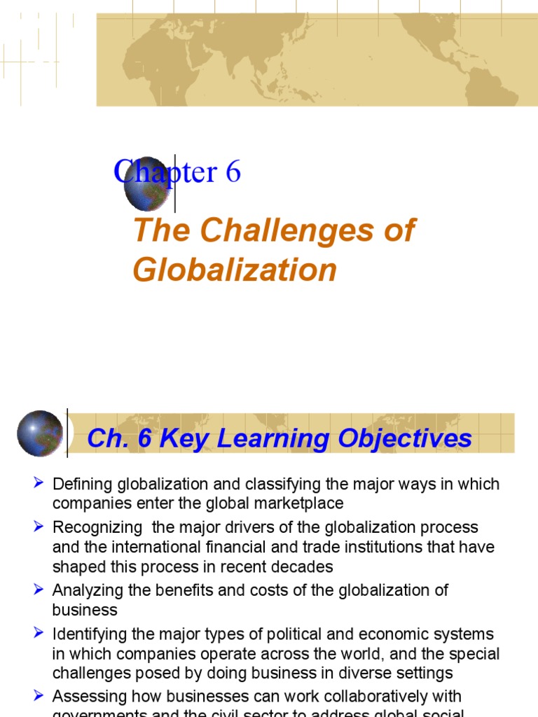 The Challenges of Globalization | PDF | World Trade Organization ...