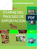 Etapas Del Proceso de La Exportacion