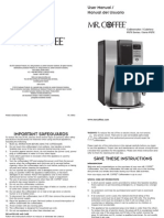 User Manual / Manual Del Usuario: Coffeemaker / Cafetera PSTX Series / Serie PSTX