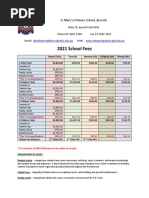 PC Rynfield Fees 2025 - Final | PDF | Fee | Services (Economics)