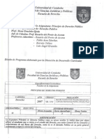 Contenido Programático de Derecho Público