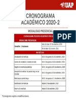 Cronograma Presencial 2020-2 - Externo PDF