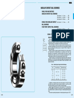 Single-Row and Matched Angular Contact Ball Bearings