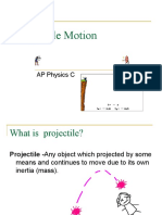 Projectile Motion: AP Physics C
