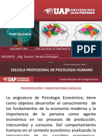Escuela Profesional de Psicologia Humana: Asignatura: - Psicología Económica