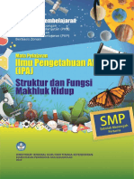 PAKET UNIT PEMBELAJARAN MATA PELAJARAN ILMU PENGETAHUAN ALAM (IPA) SEKOLAH MENENGAH PERTAMA (SMP) STRUKTUR DAN FUNGSI MAKHLUK HIDUP