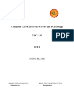 Computer-Aided Electronic Circuit and PCB Design: October 19, 2020