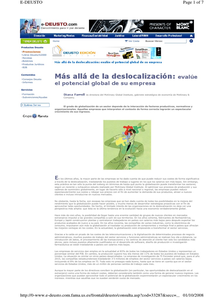 Deslocalizacion Pdf Pdf Globalizacion Walmart
