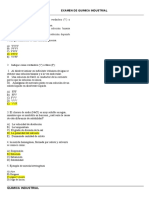 Examen de Quimica Industrial 2 (SOLUCIONES)