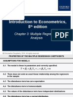 Introduction To Econometrics, 5 Edition: Chapter 3: Multiple Regression Analysis