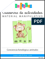 MP0001 Animales Manipulativo Edufichas PDF
