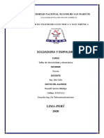 Informe Previo - Soldadura y Empalmes