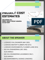 Project Cost Estimates