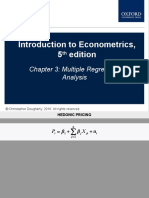 Introduction To Econometrics, 5 Edition: Chapter 3: Multiple Regression Analysis