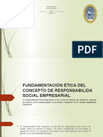 Fundamentación Etica de Responsabilida Social Empresarial