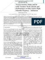 Teachers Socioeconomic Status and Its Re PDF