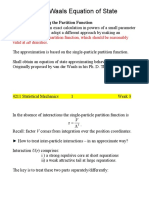 Van der Waals equation approximates real gas behavior