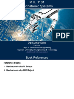 Sensor and Transducer of Mechatronic System