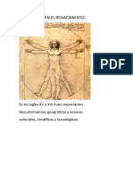 El Hombre en El Renacimiento