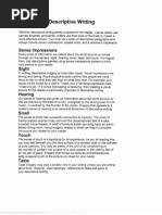 Descriptive Writing 1