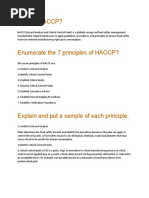 What Is HACCP?