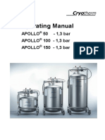 Operating Manual: Apollo 50 - 1,3 Bar Apollo 100 - 1,3 Bar Apollo 150 - 1,3 Bar