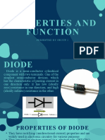 Properties and functions of semiconductor devices