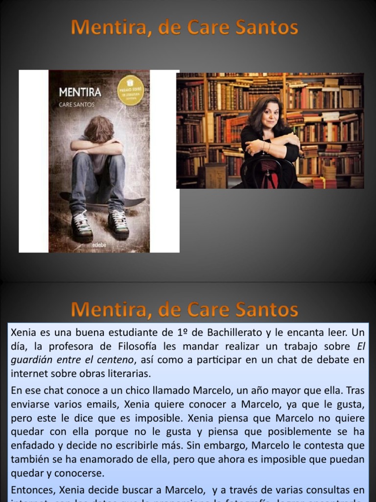 Reseña y análisis de Mentira de Care Santos - Libros del mes