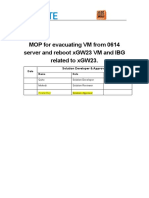 MOP For Evacuate VM in 0614 Server and Reboot XGW and IBG VM Related To xGW23 in GZ Site