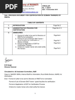 Circular No 5-16122019-DST Certification Process