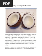 Coconut Industry in Malaysia