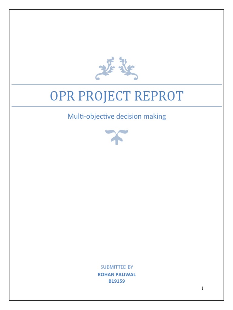 OPR Project Report on Dry Fruits Optimization | PDF | Linear ...