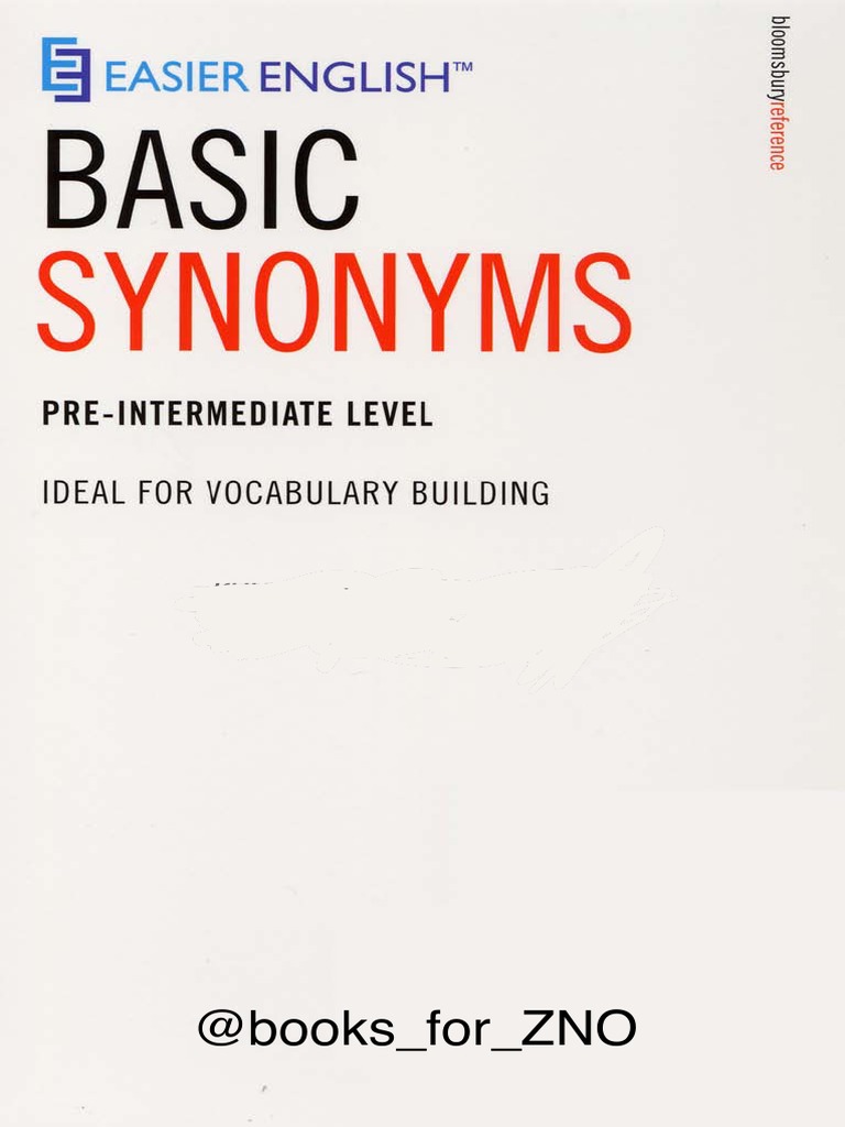 Basic Synonym Finder PreInt PDF Books Courage