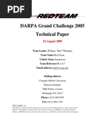 DARPA Grand Challenge 2005 Technical Paper: 24 August 2005